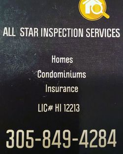 Home inspector Miami Dade / Broward