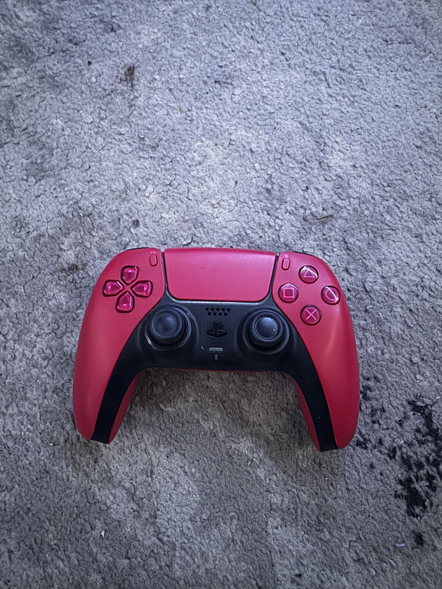 Red PS5 controller