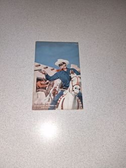 VINTAGE 1950'S THE LONE RANGER ARCADE CARD