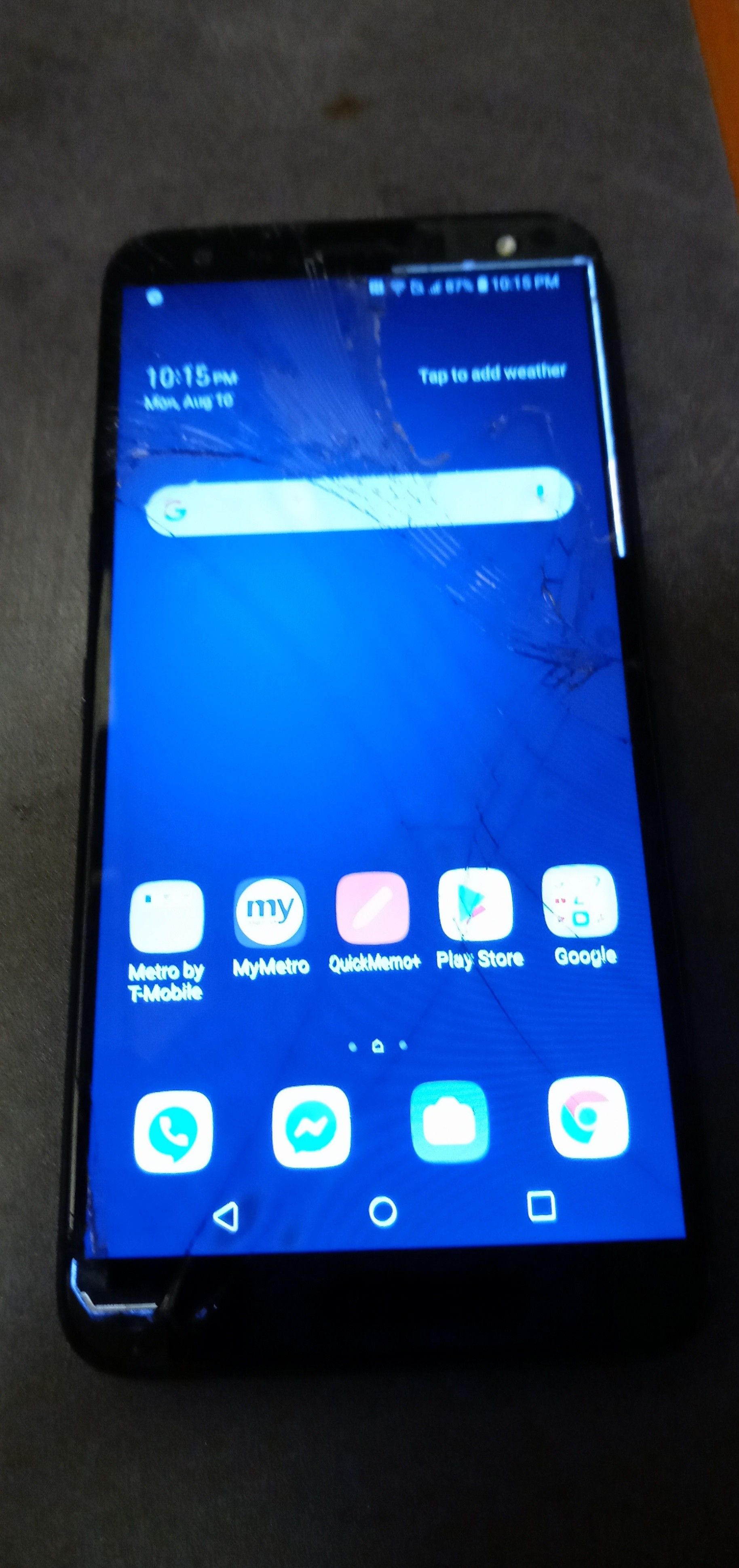 LG k40(CRACKED SCREEN)