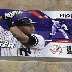 Derek Jeter 2002 Brand New Flipp Book - New York Yankees MLB HOF’er