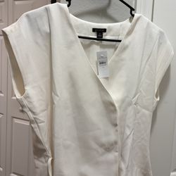 Ann Taylor Elegant Cream Blouse
