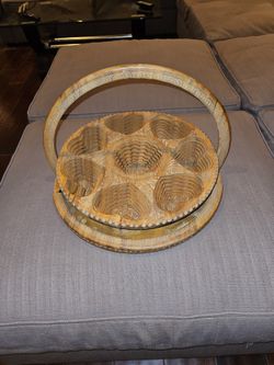 Collapsible Wooden Basket