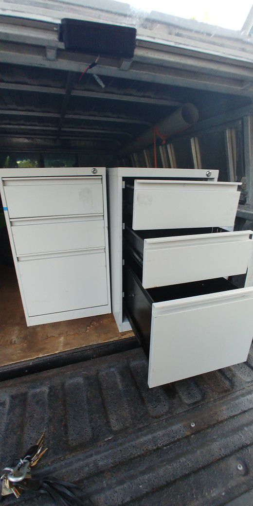 Twin Metal Cabinets
