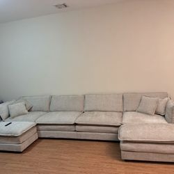 Modular Sectional Sofa - Camel Colored