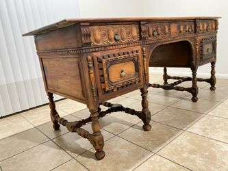 Antique partner desk
