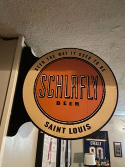 Schlafly St Louis Metal Sign
