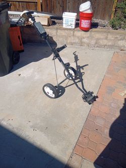 2-Wheel Push Golf Cart Trolley