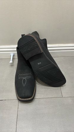 New!!Men Black Western Cowboy Boots Size 42