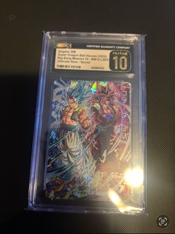 CGC 10 Pristine Gogeta BM BM12-LSEC Ultimate Rare Secret