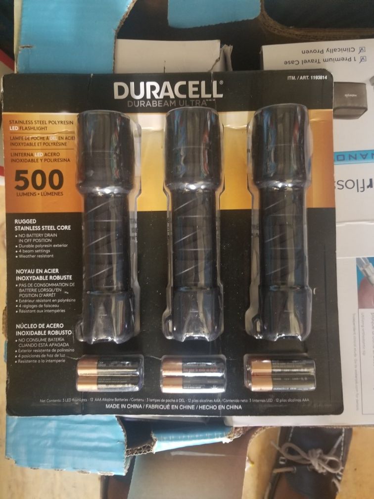 Duracell Flashlight pack of 3
