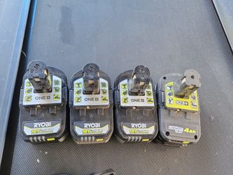 Ryobi Combo Batteries And Chargers