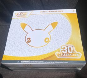 Pokemon 30th celebration elite trainer box Etb
