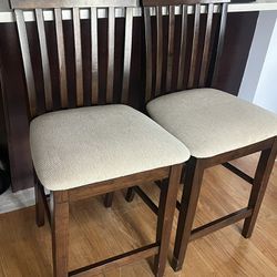 Two Bar Stool Chairs 