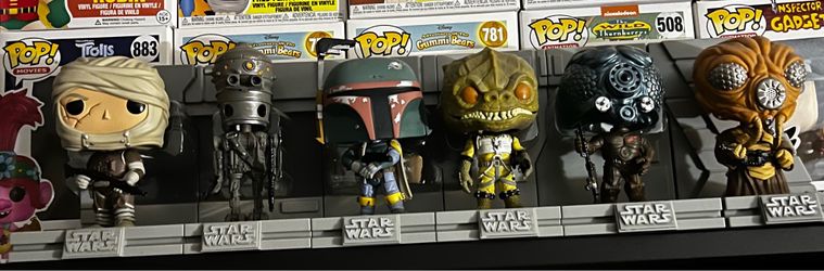 Star Wars bounty hunter Funko pops