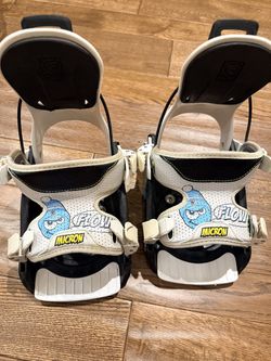 Flow Micron Kids Snowboard Binding, Size S