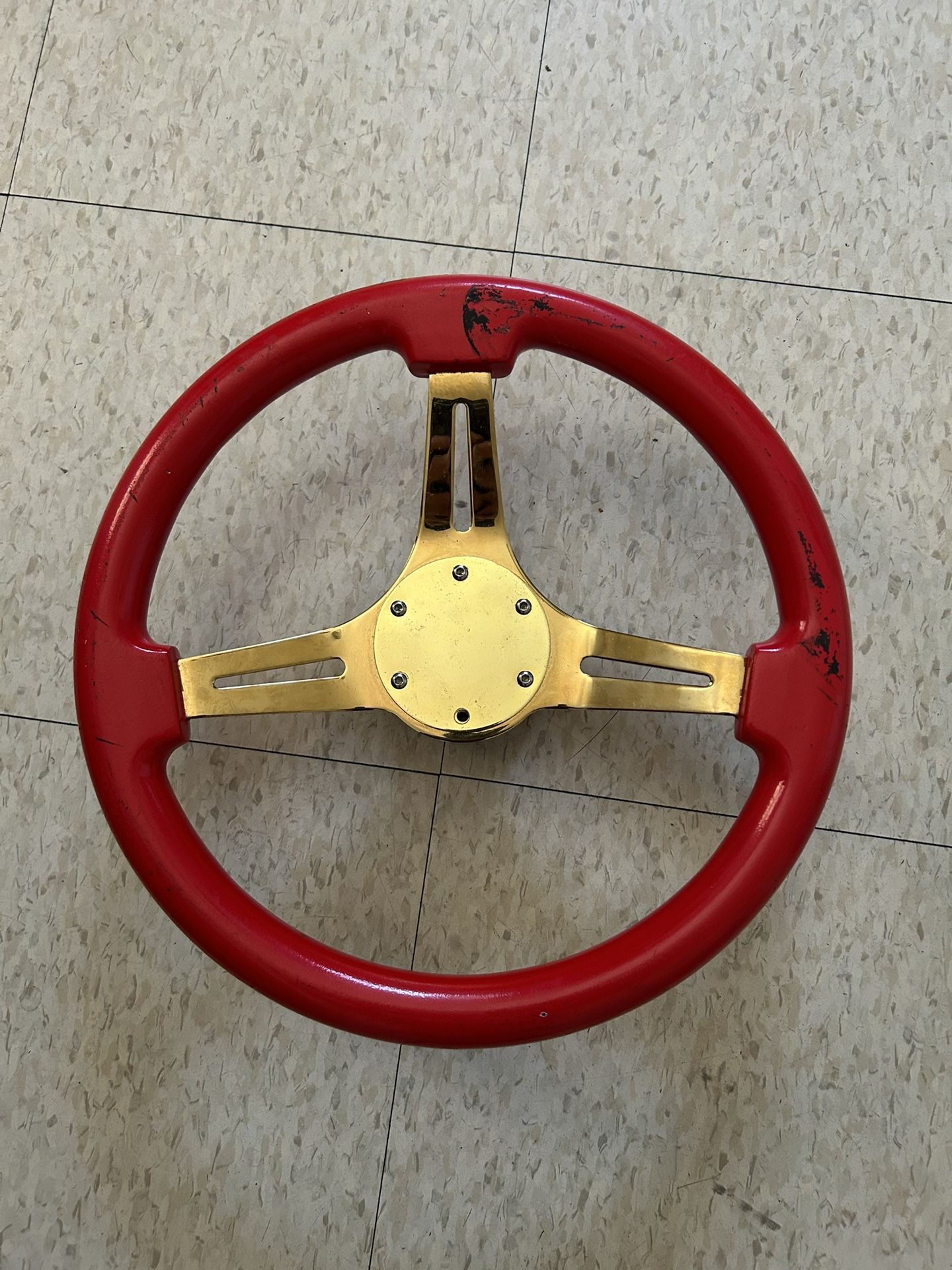 JDM Sport Universal 350mm Heavy Duty Steel Steering Wheel