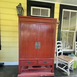 Old World Character Antique Vintage Armoire