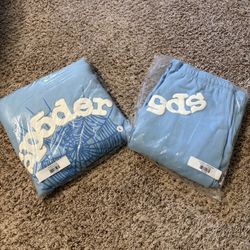 Spider worldwide Sky Blue sweatsuit size L