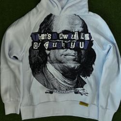 Awful Lot Of Cough Syrup Hoodie-white