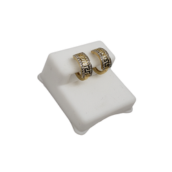 10K Yellow Gold Huggies Earring BD-009