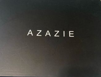 Azazie gold heels 8.5size
