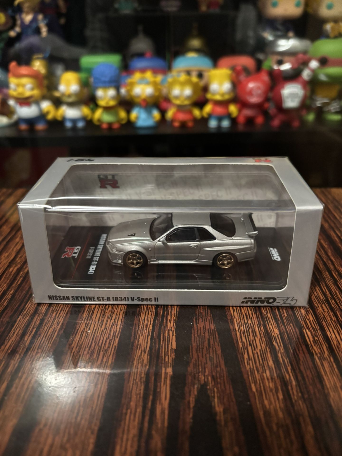Inno64 Nissan Skyline GTR R34 V-Spec II Silver