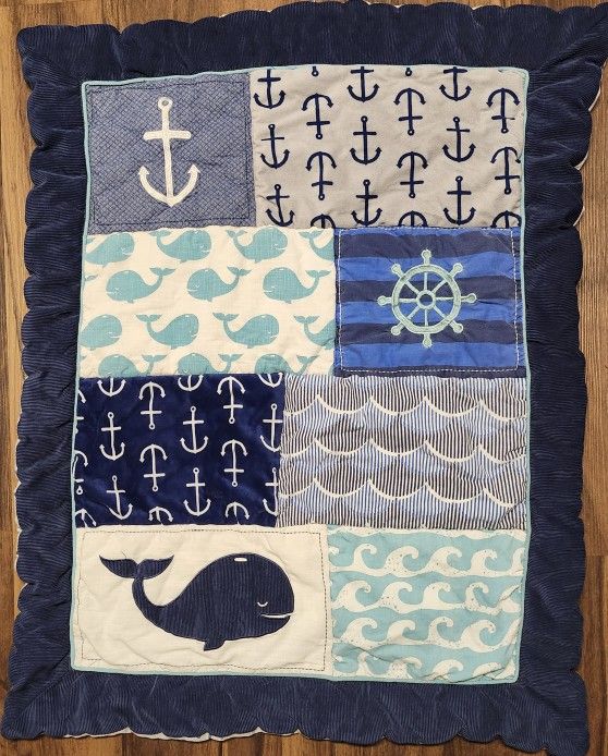 NauticaKids Crib Comforter in Very Lovingly Cared For, Flawless Condition. Still has TONS of life left for your new little one!
