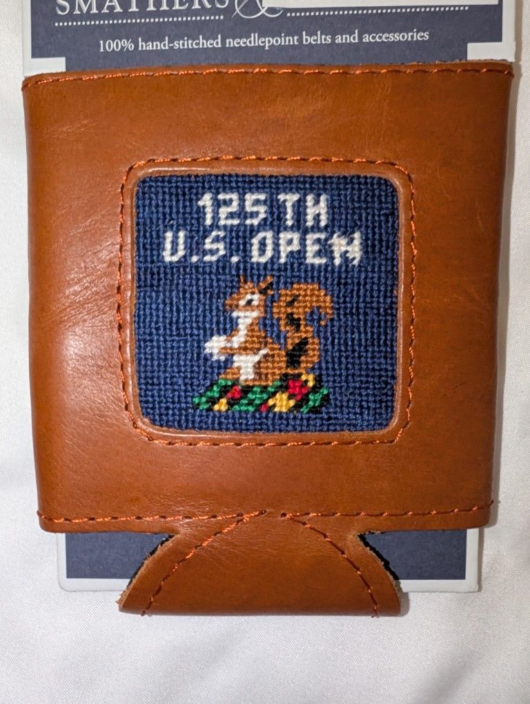 2025 U.S. Open Leather Can Cooler
