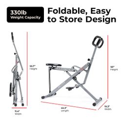 Row-N-Ride Squat Assist Trainer Machin