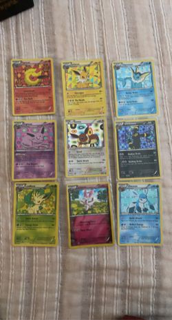 Pokemon Eevee Cards