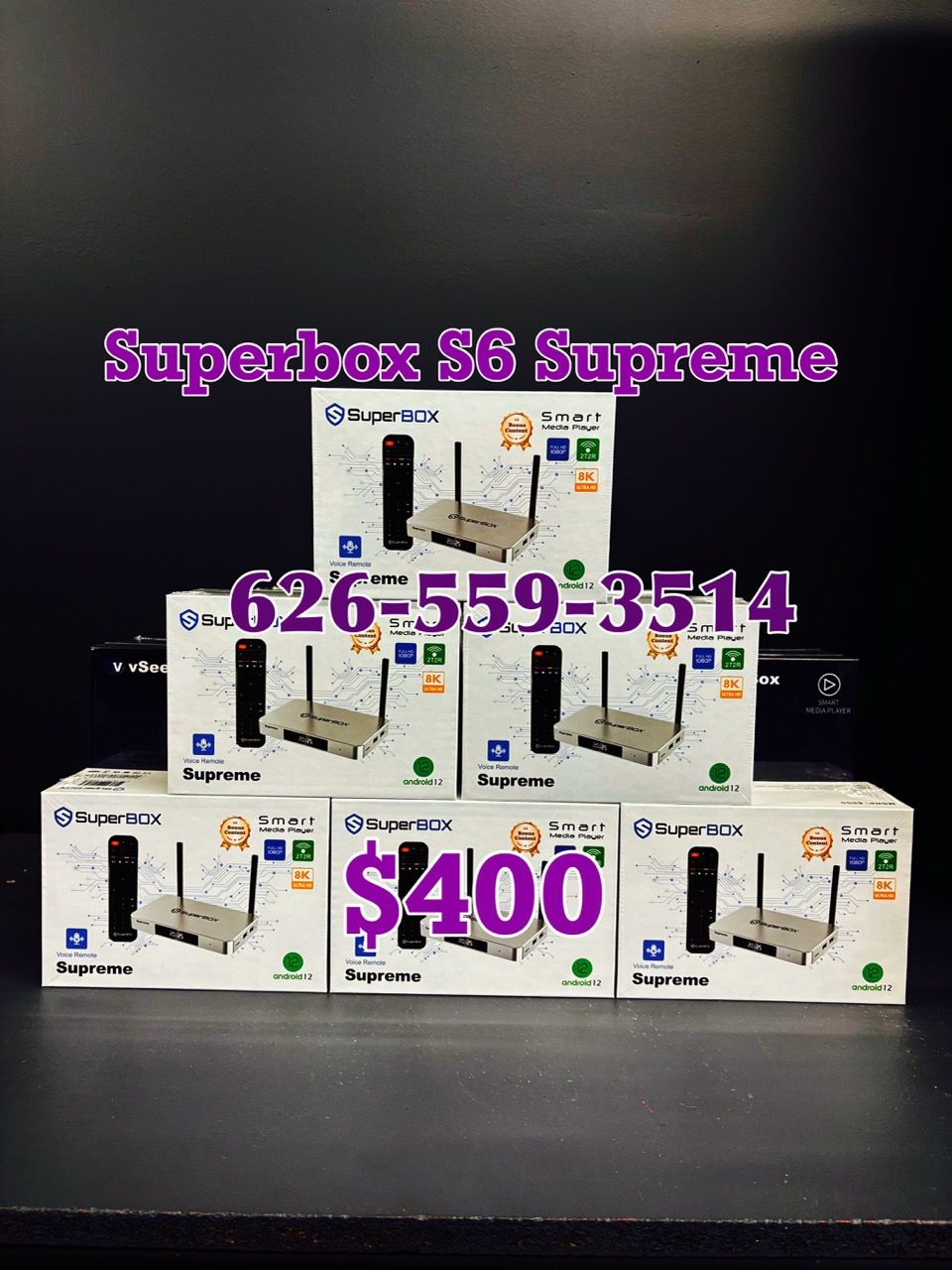 Superbox S6 Max new 2024 Model Wholesale reseller S6 Ultra super box