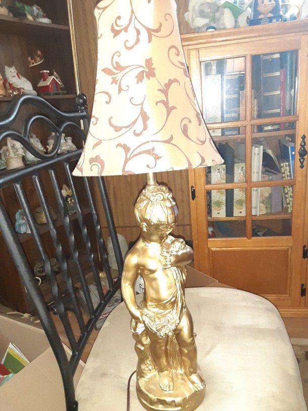 Vintage  Angelic Lamp