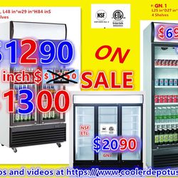 Nsf Refrigerator Glass Door Beer Flower Cooler refrigerators RESTAURANT EQUIPMENT