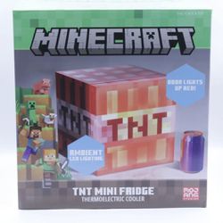 Minecraft Red 9 Can Mini 6.7L x1 Door Ambient LED Lighting 10.4 in H 10 in W 10 in D