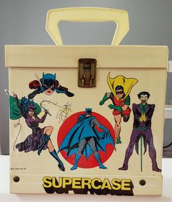 Vintage DC comics record supercase 1976