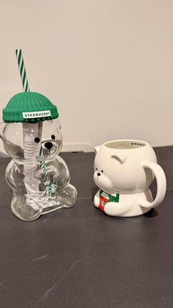 Starbucks 2025 Holiday Christmas Bearista Bear Mug Exclusive & Starbucks Bearista bear cup