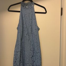BB Dakota Blue Lace Dress 