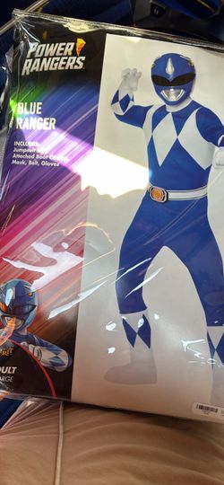 Blue power rangers Halloween costume brand new