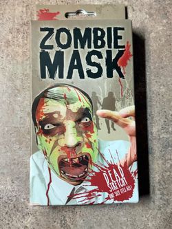 New Paladone Zombie Mask Dead Stretchy Fabric Halloween Horror Costume One Size