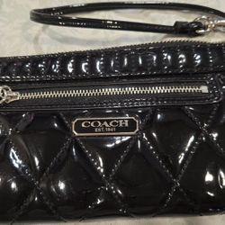 Coach Quilted Wristlet