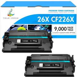 TRUE IMAGE CF226X 26X Compatible Toner Cartridge Replacement for HP