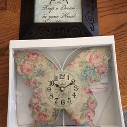 Butterfly Clock