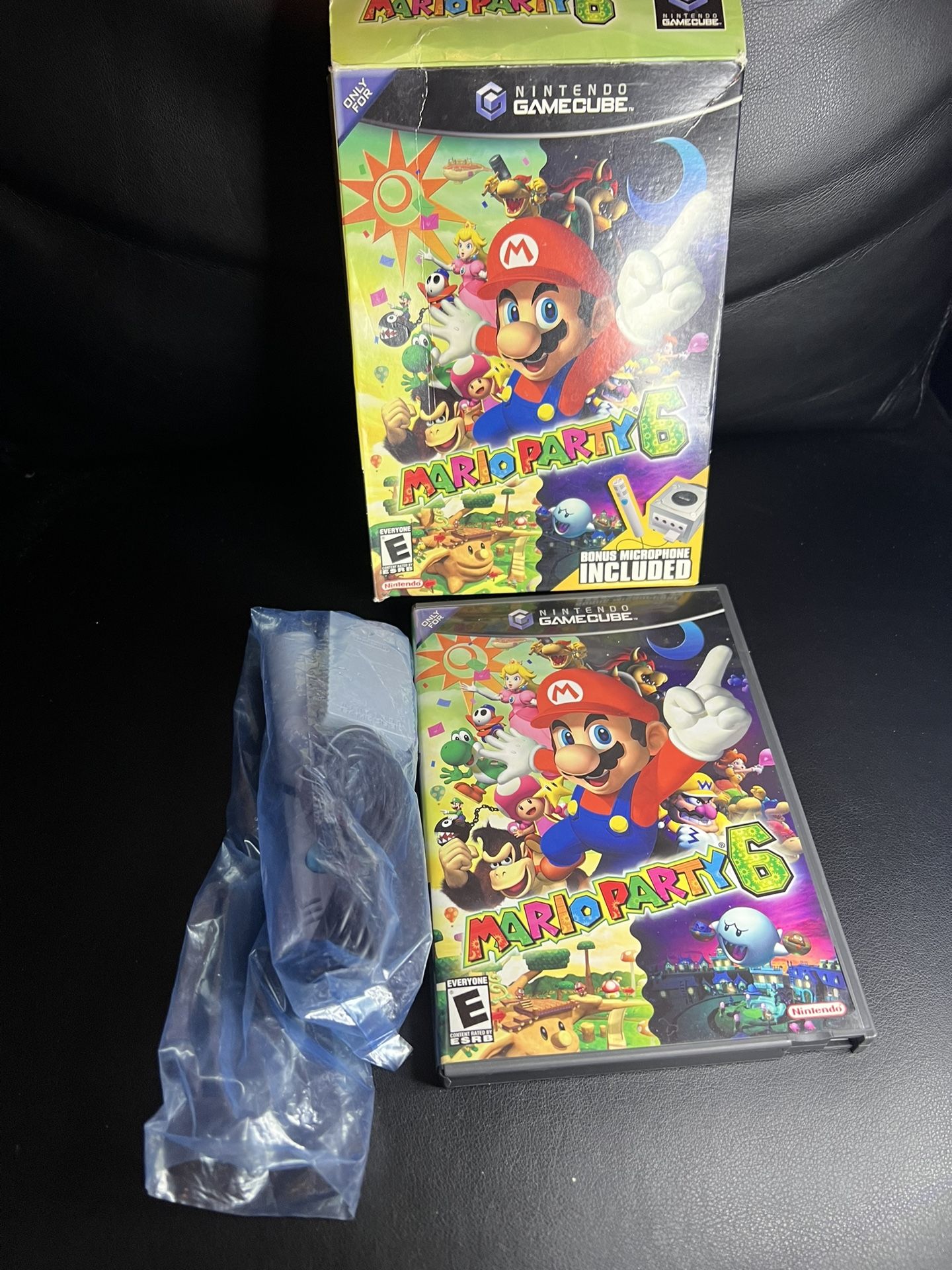 Mario Party 6 Nintendo GameCube COMPLETE BOX SET! With Microphone CIB