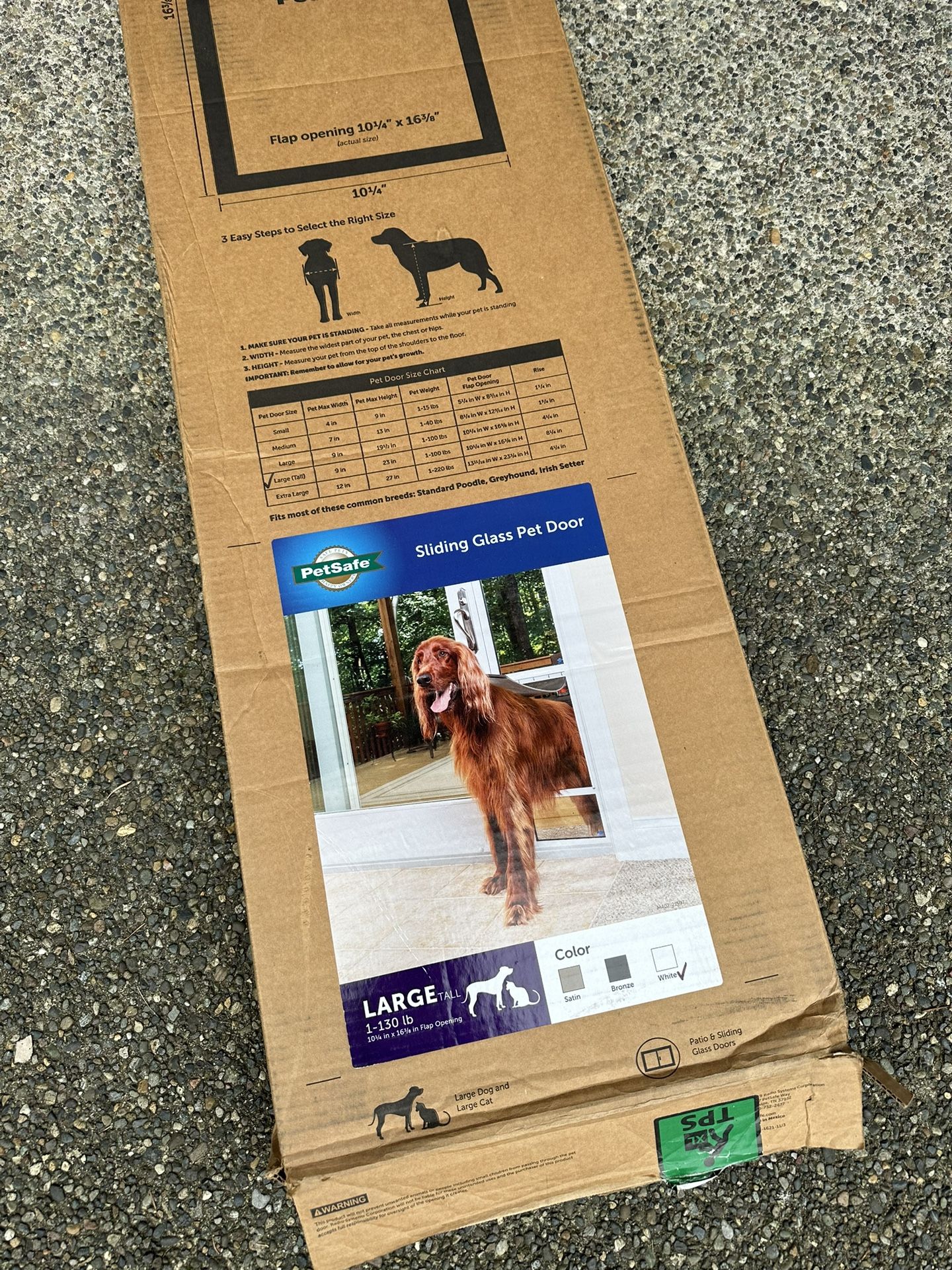 Doggy Door For Slider With Lock 