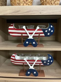 USA Canoe Decor