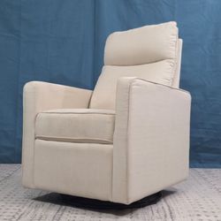 Elegant Rocker Swivel Chair Beige