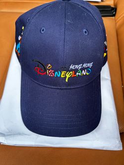 Mickey & Friends "Hong Kong Disneyland" Embroidery Wordings Hat for Adults