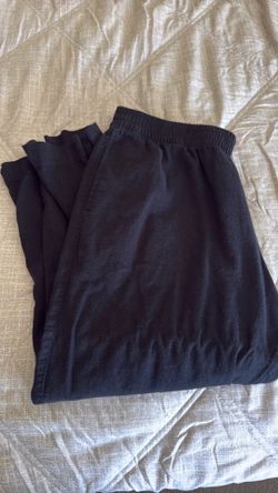 Old navy black linen pants size large petite