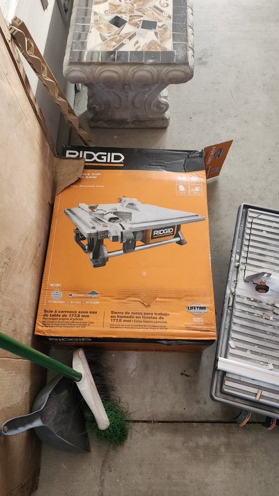 Tile Cutter 7 Inch Disc Only Use For 1 Proyect